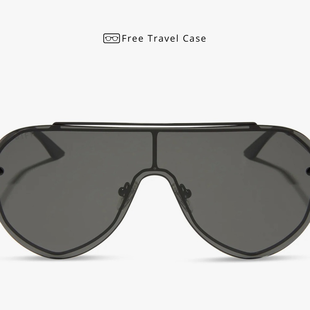 Diff Eyewear Black Imani Sunglasses